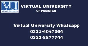 virtual university whatsapp number